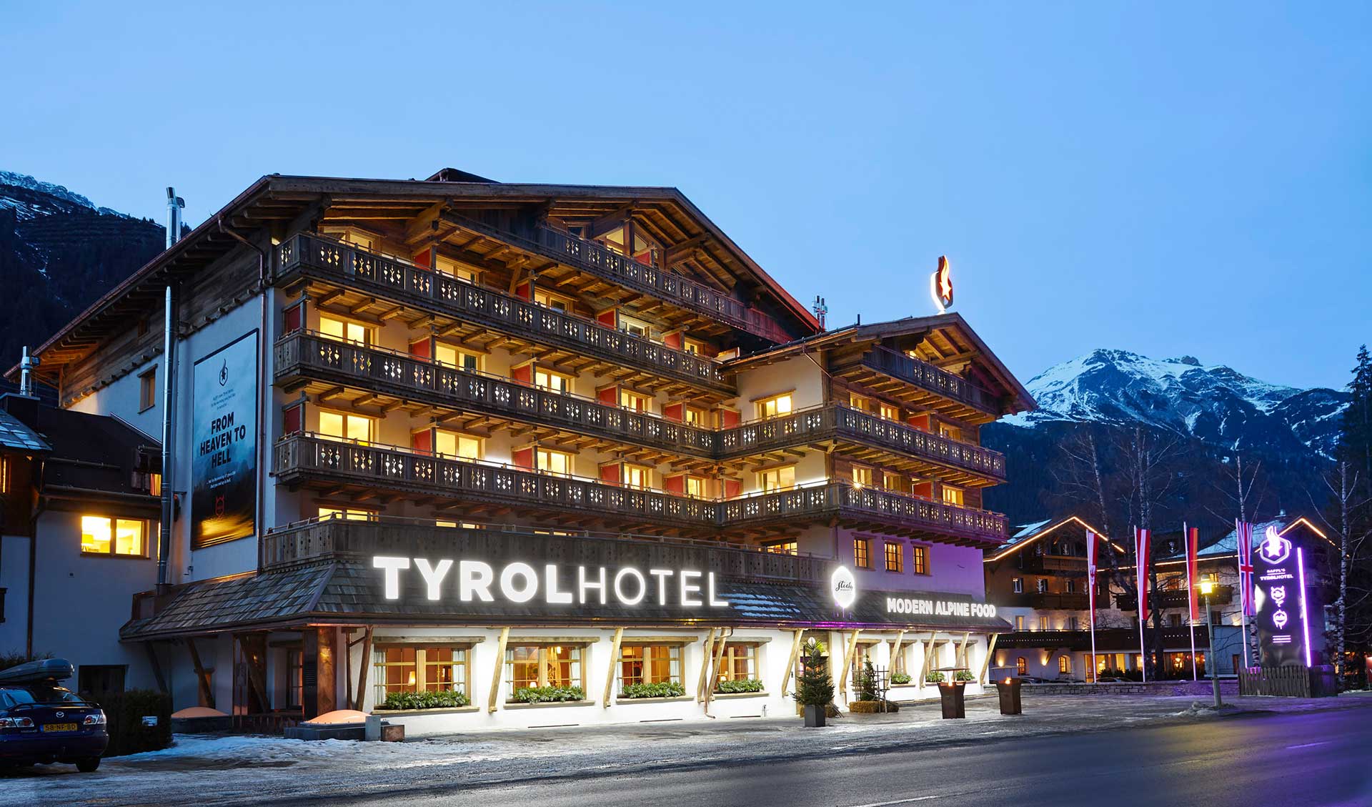 Raffls Tyrolhotel – Hotel in St. Anton am Arlberg